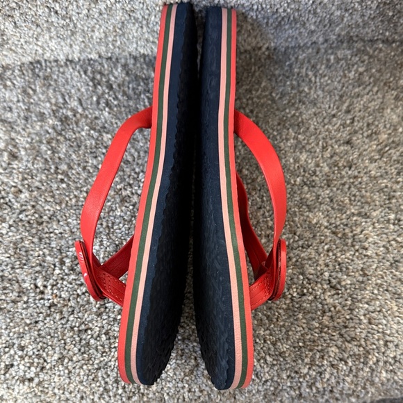 Tory Burch Black and Grenadine Sandals - Picture 5 of 6